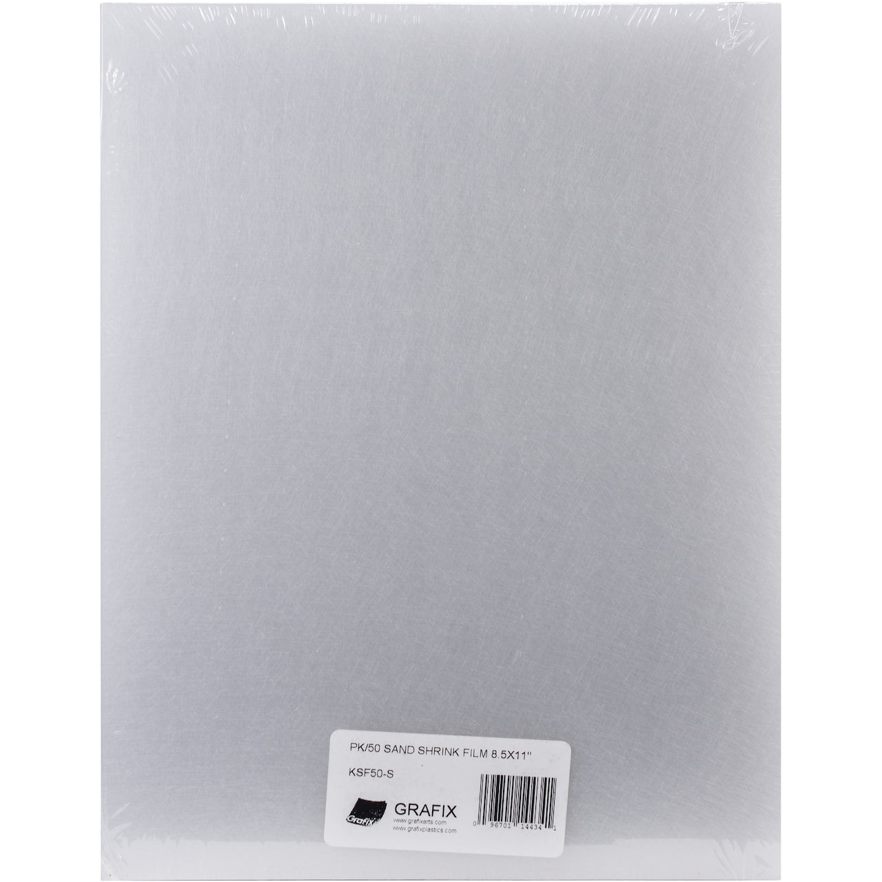 Grafix® Sanded 8.5" x 11" Shrink Film, 50 Sheets